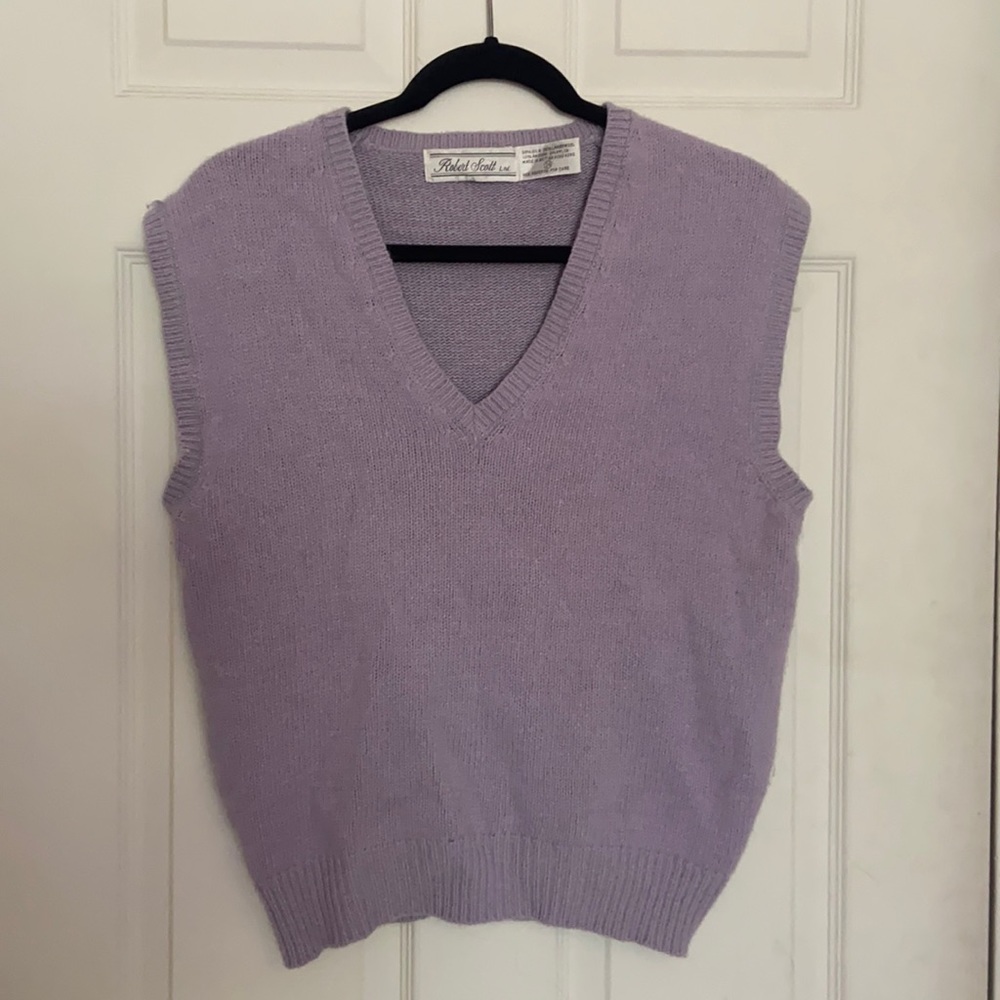 Vintage Robert Scott Silk and Lambswool Vest